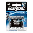 ENERGIZER ULTIMATE LITHIUM LR6/AA - PACK OF 4