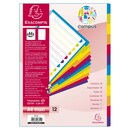 Dividers in PP A4+ 12 tabs assorted colours