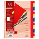 Exacompta dividers in PP A4+ 26 tabs A-Z assorted colours