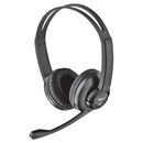 Headset Trust Zaia 21659, für PC/Laptop, schwarz