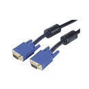 SVGA-Kabel 3M 3C9W, Plug & Play, Länge: 3m, schwarz/blau