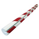 Kantenschutz Viso PU208RB, 750mm, Öffnung: 8mm, rund, rot/weiß