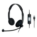 Headset Sennheiser 504547, SC60, USB, schwarz