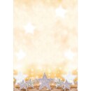 Papier Sigel DP029, DIN A4, Motiv: Glitter Stars, 100 Blatt