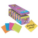 Haftnotizen Post-it Super Sticky 654SE24P, 76x76 mm, 21x90Blatt, 3 Blöcke GRATIS