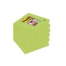 Haftnotizen 3M Post-it 6546SSAW, 76x76mm, 90 Blatt, 6 Blöcke, lindgrün