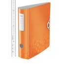 Ordner Leitz 1106 WOW, PP-kaschiert, A4, Rückenbreite: 82mm, orange metallic