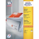 Universal-Etiketten Avery Zweckform 6131, 70x36mm (LxB), weiß, 2400 Stück