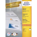 Universal-Etiketten Avery Zweckform 6134, 105 x 148mm (LxB), weiß, 400 Stück