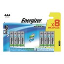 Batterie Energizer 638900, Micro, LR03/AAA, 1,5 Volt, ECO, 8 Stück