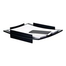 Briefkorb CEP 10040 Black Diamond, stapelbar, Maße: 275 x 60 x 336mm, schwarz