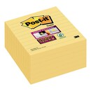 Haftnotizen Post-it Super Sticky 675-6SCY, 101 x 101 mm, 6 x 90 Blatt, gelb