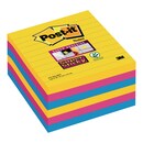 Haftnotizen Post-it Super Sticky 675-S6R, 101 x 101 mm, 6 x 90 Blatt, liniert