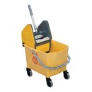 Reinigungsfahrwagen RCP R014152, Combo Bravo mit Mopp-Presse, 25 Liter, gelb