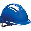 Schutzhelm JSP EVO3 AJF160, aus HDPE, Gleitverschluss belüftet, blau