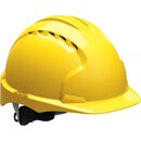 Schutzhelm JSP EVO3 AJF170, aus HDPE, Drehverschluss, belüftet, gelb