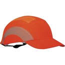 Anstoßkappe JSP HardCap A1+, Kurzschirm, Größe: 53-64cm, warnorange