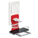 VARICOLOR PHONE HOLDER Durable 7735, voller Zugriff und Bedinung, rot