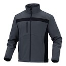 Softshelljacke Deltaplus LULEA2, Größe: XXXL, grau/schwarz