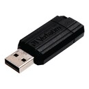 USB-Stick Verbatim 49046 Pinstripe, Speicherkapazität: 16GB, schwarz, 10 Stück