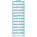 Plakatkalender 2018 Zettler 928, 12 Monate / 1 Seite, 30 x 100cm