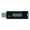 USB-Stick Emtec C450 Click, Speicherkapazität: 32GB, USB 2.0, schwarz/grau