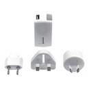 Ladegerät Targus APD752EU, Stecker und Powerbank, weiß