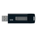 USB-Stick Emtec C450 Click, Speicherkapazität: 128GB, USB 2.0, schwarz/grau