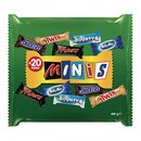 Mars Mixed Minis, 20 Teile, Mars, Snickers, Bounty, Twix, Milky Way, je 20g