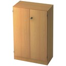 Schrank mit Holztüren, 2 Böden, Maße: 80x127x42cm, buche, Montageservice