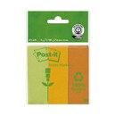 Post-it recycled Note markers 25x76 mm in 3 colours