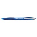 Bic Atlantis retractable ballpoint pen metal clip 1mm blue