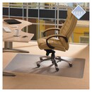 Cleartex chairmat for carpet in PVC phthlate free 120x90 cm