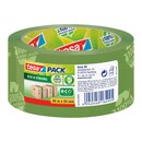 Tesa ecoLogo ecological packaging tape PP 50mmx66m green print